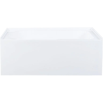 Fiberglass Reinforced Acrylic Left-Hand or Right-Hand Drain Alcove Bathtub with Apron